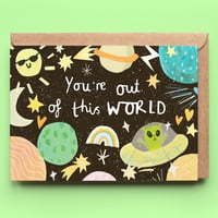 Image of Out of this World Space Card 