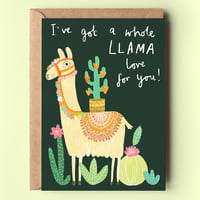 Image of Llama Love Card