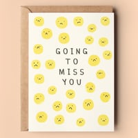 Image of Miss You Faces Card 