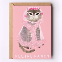 Image of Feline Fancy Card