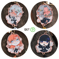 Image 1 of ffxiv flower keychains - SET D
