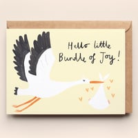 Image of New Baby Stork Card