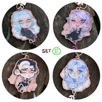 Image 1 of  ffxiv flower keychains - SET E