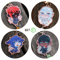 Image 1 of ffxiv flower keychains - SET F