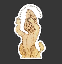 'Morel Man' Vinyl Sticker