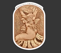 'Rooted Lady' Vinyl Sticker