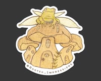 'Simon The Frog King' Vinyl Sticker