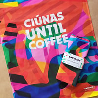Image 1 of Ciúnas until Coffee Tea towel