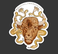 'Transmutation Buffalo' Vinyl Sticker