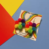 Rainbow Smiley Daisies 