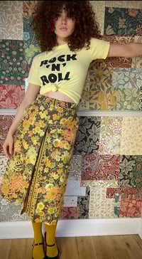 Image 1 of Vintage Bernadette Midi   ‘Chrysanthemum’ Size 12