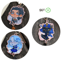 Image 1 of ffxiv flower keychains - SET H