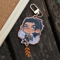 Image 2 of ffxiv flower keychains - SET H
