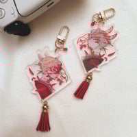 Image 1 of FFXVI fire eikons keychains