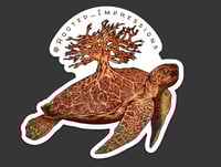'Mother Earth Turtle' Vinyl Sticker