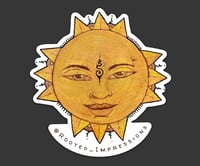 'Sun Mama' Vinyl Sticker 