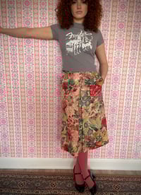 Image 5 of Vintage Bernadette Midi ‘Roses’ Size 8