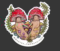 'Amanita Lovers' Vinyl Stickers