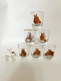 Grand National Horses Shot Glasses