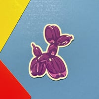 Balloon Dog Sticker - Purple
