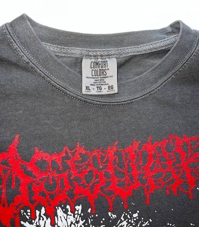 "SEEP INTO..." WOMEN'S / BOXY CUT T-SHIRT RED