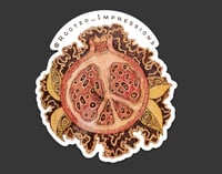 'Peace & Prosperity' Vinyl Sticker