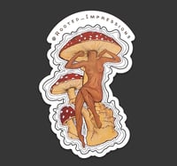 'Mushroom Fairy' Vinyl Sticker