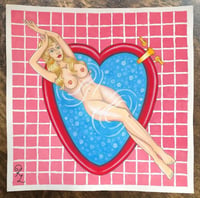 Heart Shaped Tub print