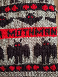 Image 1 of Mothman Scarf Knitting Pattern