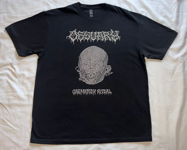 "CREMATION RITUAL" T-SHIRT ON GILDAN