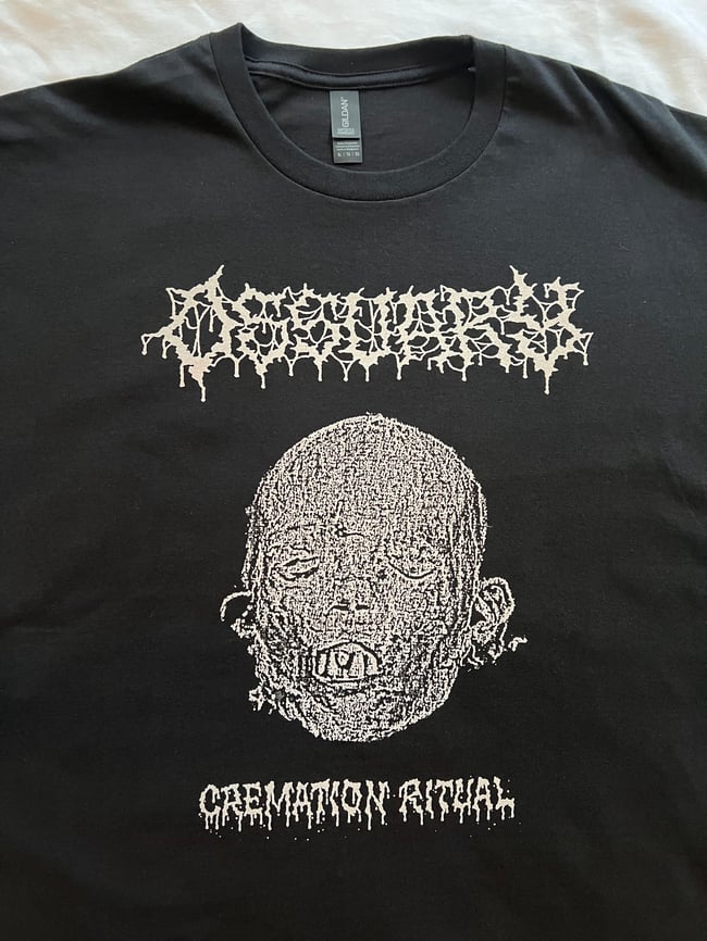 "CREMATION RITUAL" T-SHIRT ON GILDAN