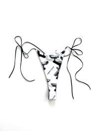 Image 1 of TERROR VISION - Paranoid’ Distorted Veil reversible thong