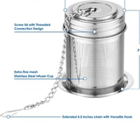 Image 1 of Tea mesh strainer & scoop spoon . 