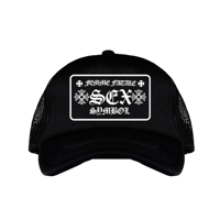 SEX SYMBOL MESH TRUCKER HAT