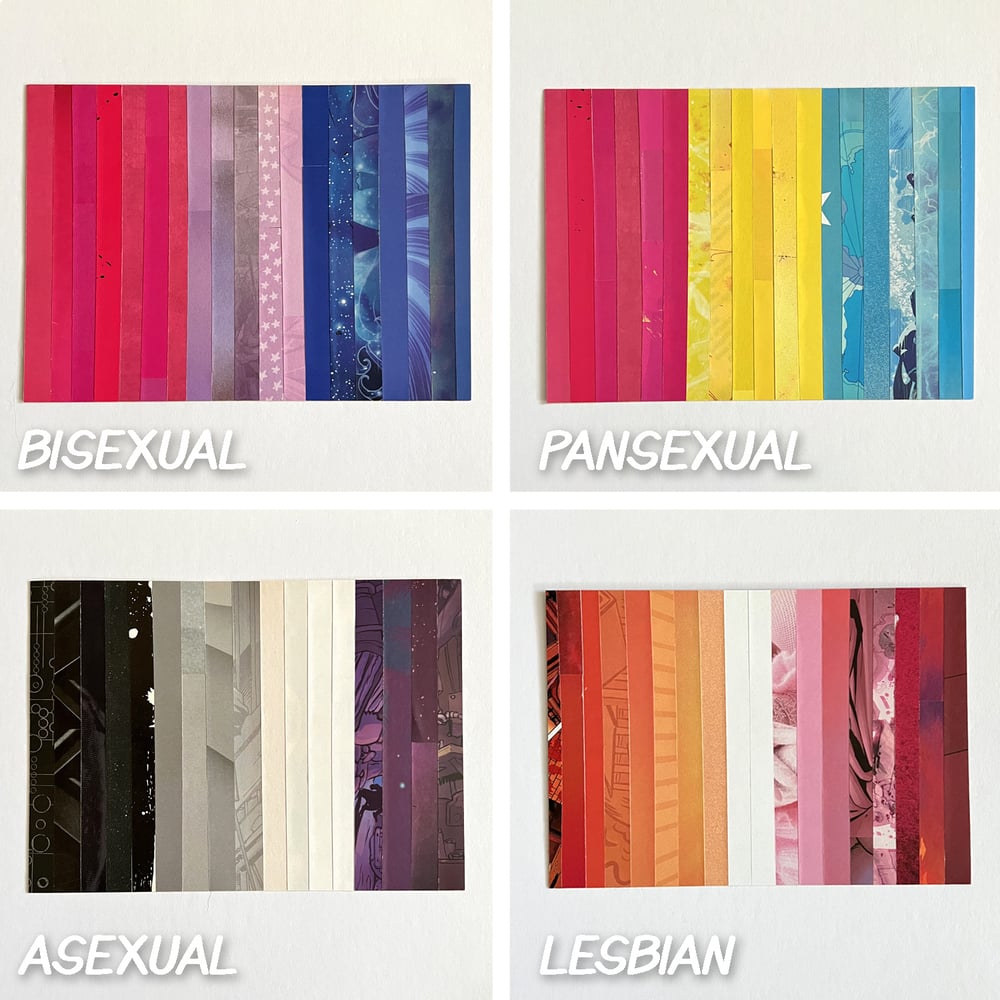 Pride Flag collages