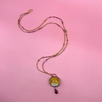 Image 2 of Orange Kitty Necklace 