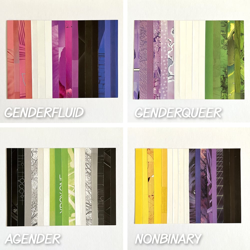 Pride Flag collages