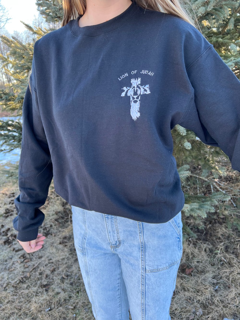 Image of Lion cross crewneck 