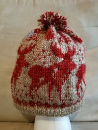 Image 3 of Kevin McCallister Moose Hat Knitting Pattern
