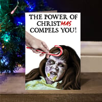 Image of 10 Pack - Exorcist Horror Christmas Card