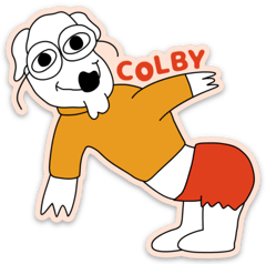Colby sticker - Sick Animation Shop