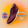 Jadd Horween chromexcel No.8 burgundy leather chukka boots made in England 