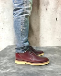 Image 5 of Jadd Horween chromexcel No.8 burgundy leather chukka boots made in England 