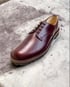 Jadd Horween chromexcel No.8 burgundy leather desert shoes made in England . Image 2