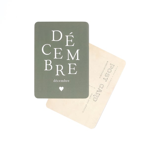 Image of Carte Postale DÉCEMBRE / ADELE