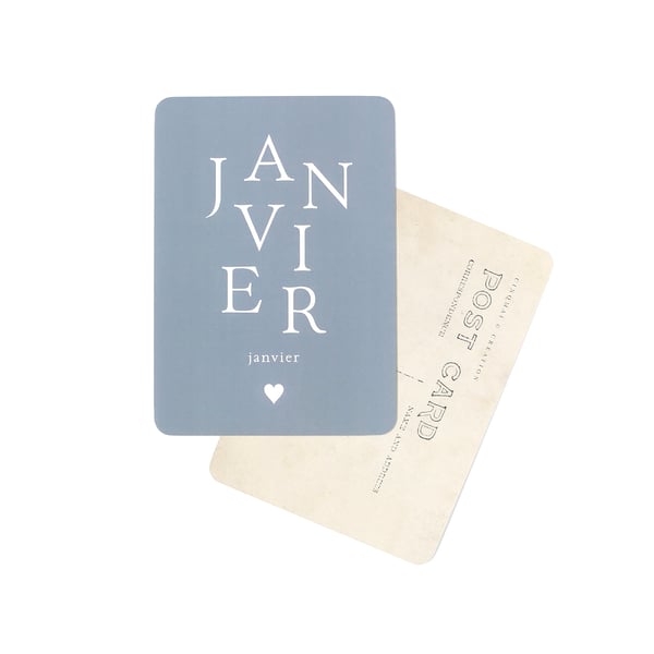 Image of Carte Postale JANVIER / ADELE