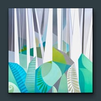 Image 2 of Forest + Fern (Original Painting)