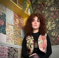 Image 4 of Julia Waistcoat ‘Roses’ Size 10/12