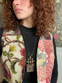 Image 1 of Julia Waistcoat ‘Roses’ Size 10/12