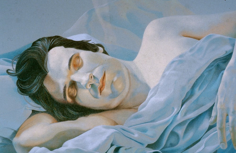 Image of Smiley Sleeps - Colored Pencil